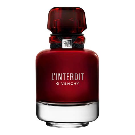 perfume givenchy mujer l'interdit rouge|l interdit by givenchy.